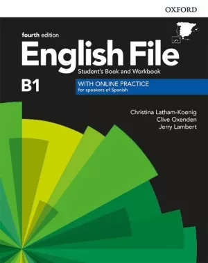 ENGLISH FILE B1 4TH EDITION STUDENT'S BOOK AND WORKBOOK WITH KEY PACK