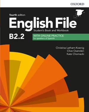 ENGLISH FILE B2.2 4TH EDITION STUDENT'S BOOK AND WORKBOOK WITH KEY PACK