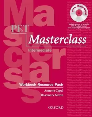 PRELIMINARY ENGLISH TEST MASTERCLASS: WORKBOOK RESOURCE PACK
