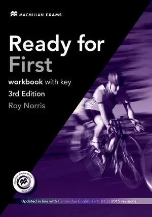 READY FOR FIRST 3RD EDITION WORKBOOK WITH KEY + AUDIO CD PACK