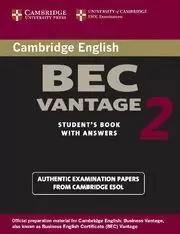 BEC VANTAGE 2 STUDENT BOOK WITH ANSWERS