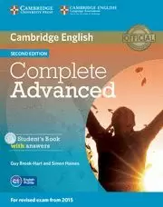 COMPLETE ADVANCED (2ND ED.) STUDENT'S BOOK SELF-STUDY PACK (WITH ANSWERS, CD-ROM