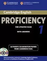 CAMBRIDGE ENGLISH PROFICIENCY 1 FOR UPDATED EXAM SELF STUDY PACK