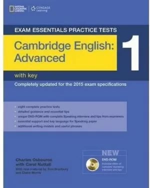 CAMBRIDGE CAE PRACTICE TEST 1+KEY+DVDR ADVANCED