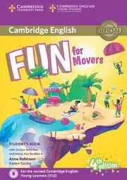FUN FOR STARTERS. MOVERS (4 EDITION) STUDENT'S BOOK WITH HOME FUN BOOKLET AND ON