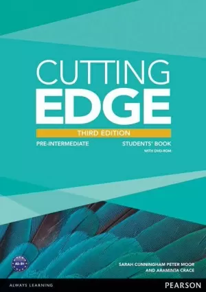 CUTTING EDGE 3RD EDITION PRE-INTERMEDIATE STUDENTS' BOOK AND DVD PACK