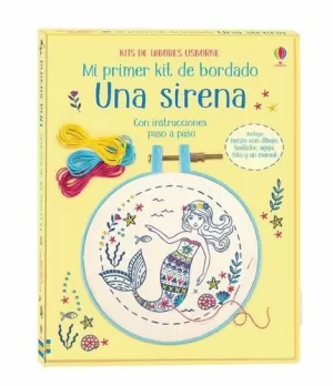 UNA SIRENA. MI PRIMER KIT DE BORDADO