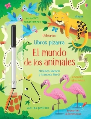 EL MUNDO DE LOS ANIMALES. LIBRO PIZARRA