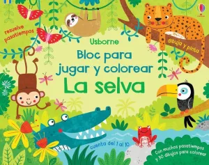 LA SELVA BLOC PARA JUGAR Y COLOREAR