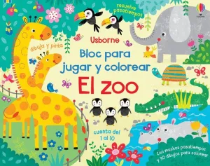 EL ZOO BLOC PARA JUGAR Y COLOREAR