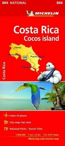 MAPA NATIONAL COSTA RICA