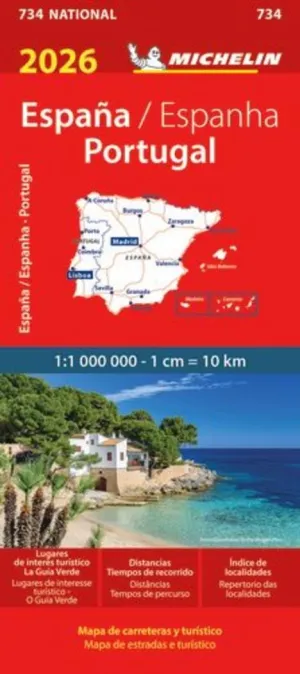 MAPA MICHELIN ESPAÑA PORTUGAL 2026 734