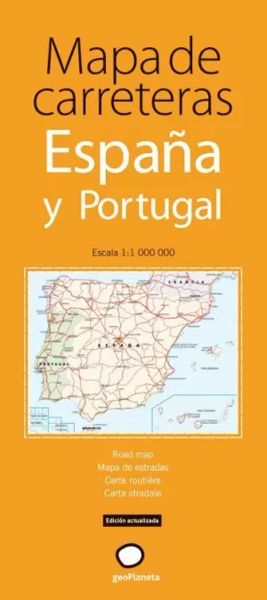 MAPA ESPAÑA / PORTUGAL (2008)