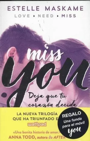 YOU 3 MISS YOU Y FUNDA MOVIL IMPERMEABLE
