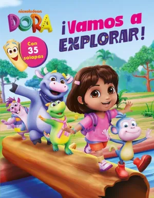 DORA. VAMOS A EXPLORAR. LIBRO CON SOLAPAS