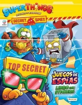 LIBRO STICKERS SUPERTHINGS (SERIES SECRET SPIES)