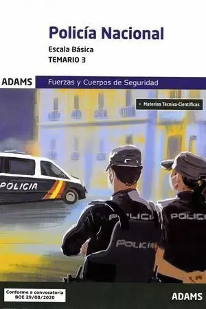TEMARIO 3 POLICÍA NACIONAL ESCALA BÁSICA 2020