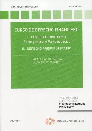 CURSO DE DERECHO FINANCIERO (PAPEL + E-BOOK) 25ª ED 2021
