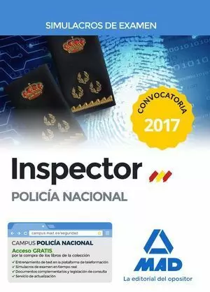 INSPECTOR DE POLICIA NACIONAL. SIMULACROS DE EXAMEN