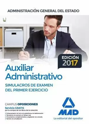 AUXILIAR ADMINISTRATIVO ADMINISTRACIÓN GENERAL ESTADO SIMULACROS DE EXAMEN