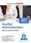 AUXILIAR ADMINISTRATIVO COMUNIDAD DE MADRID SIMULACROS DE EXAMEN