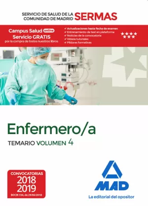 ENFERMERO / A SERMAS TEMARIO 4