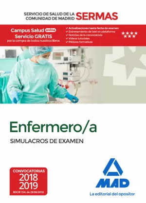 ENFERMERO / A SERMAS SIMULACROS EXAMEN