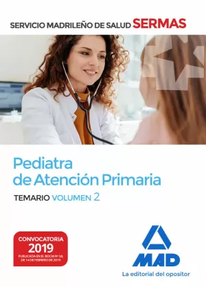 PEDIATRA DE ATENCIÓN PRIMARIA VOLUMEN 2 SERMAS