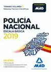 POLICÍA NACIONAL ESCALA BÁSICA. TEMARIO 3 MATERIAS CIENTÍFICO-TÉCNICAS