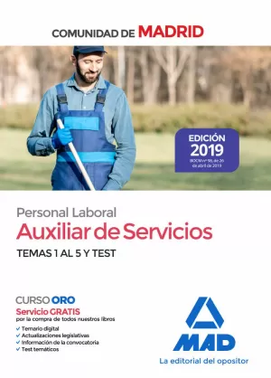 AUXILIAR DE SERVICIOS TEMAS 1 AL 5 Y TEST