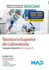 TÉCNICO/A SUPERIOR DE LABORATORIO TEMARIO VOLUMEN 3