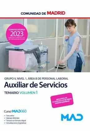 PERSONAL AUXILIAR DE SERVICIOS TEMARIO 1 COMUNIDAD MADRID