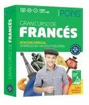 GRAN CURSO PONS FRANCÉS. 3 NIVELES EN UN SOLO VOLUMEN