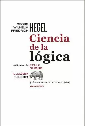 CIENCIA DE LA LÓGICA II LA LÓGICA SUBJETIVA