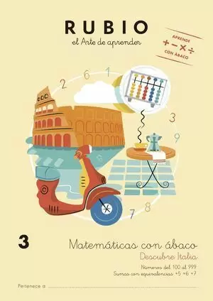 MATEMÁTICAS CON ÁBACO 3. DESCUBRE ITALIA