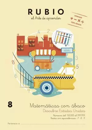 MATEMÁTICAS CON ÁBACO 8. DESCUBRE ESTADOS UNIDOS