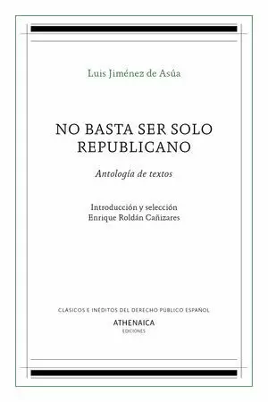 NO BASTA SER SOLO REPUBLICANO