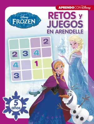 FROZEN RETOS Y JUEGOS EN ARENDELLE. 5 AÑOS (APRENDO CON DISNEY)