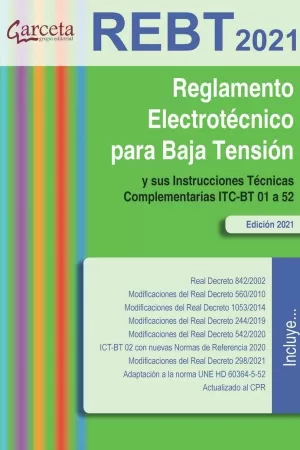 REGLAMENTO ELECTROTÉCNICO PARA BAJA TENSIÓN (RBT) 2021