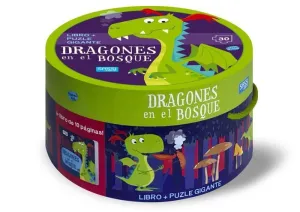 DRAGONES EN EL BOSQUE. CAJAS REDONDAS. CON PUZZLE EDIC. ILUSTRADO (ESPAÑOL)
