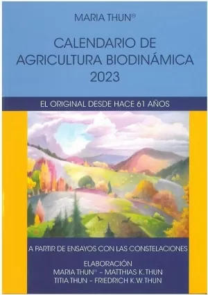 CALENDARIO DE AGRICULTURA BIODINÁMICA 2023