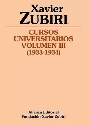 CURSOS UNIVERSITARIOS III (1933-1934)