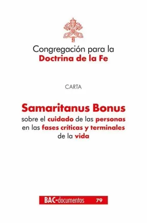 SAMARITANUS BONUS, CONGREGACION PARA LA DOCTRINA DE LA FE