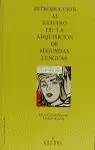 INTRODUCCION AL ESTUDIO DE LA ADQUISICION DE SEGUNDAS LENGUAS