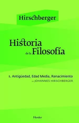 HISTORIA DE LA FILOSOFIA I