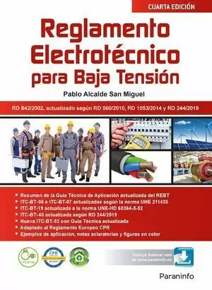 REGLAMENTO ELECTROTÉCNICO PARA BAJA TENSIÓN  4.ª EDICIÓN 2019