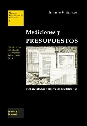MEDICIONES Y PRESUPUESTOS PARA ARQUITECTOS E INGENIEROS DE EDIFICACIÓN