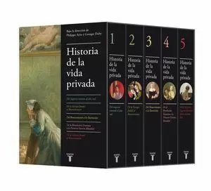ESTUCHE HISTORIA DE LA VIDA PRIVADA ( 5 VOLUMENES )