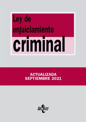 LEY DE ENJUICIAMIENTO CRIMINAL 2021