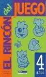 EL RINCÓN DEL JUEGO, EDUCACIÓN INFANTIL, 4 AÑOS